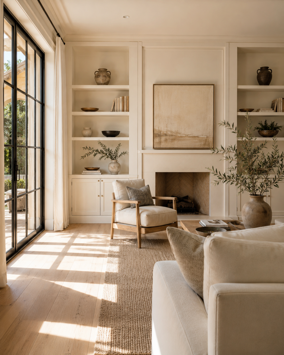 Sunlit room detail